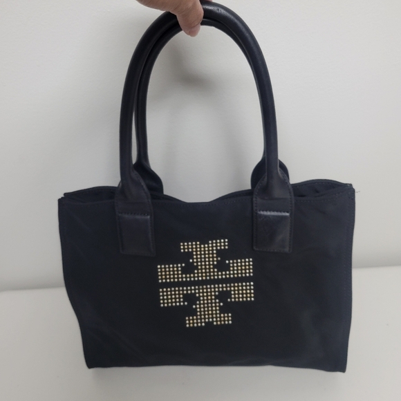 Tory Burch Studded Nylon Tote Bag - Picture 1 of 14